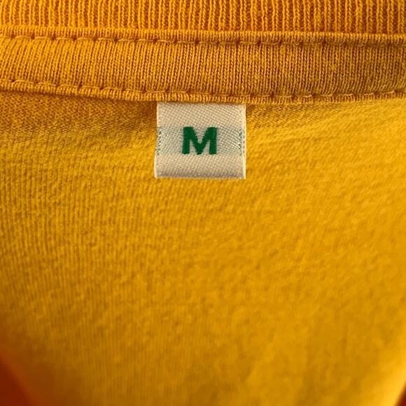 CONTINENTAL Size M Orange Navy Graphic Cotton Short Sleeve T-shirt - Picture 4 of 6